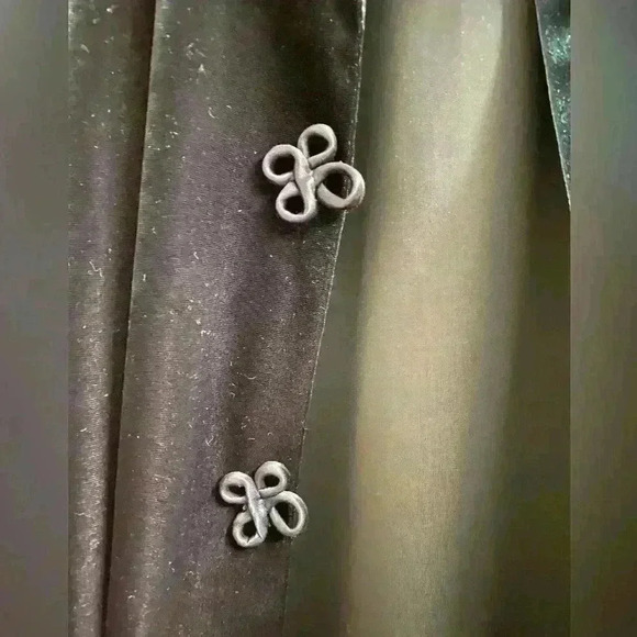 Vintage JBS LTD Jacket Womens Velvet Velour Emerald Green Size 14P Super Soft - Picture 6 of 9